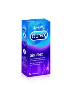 DUREX SIN LATEX 12 UNID